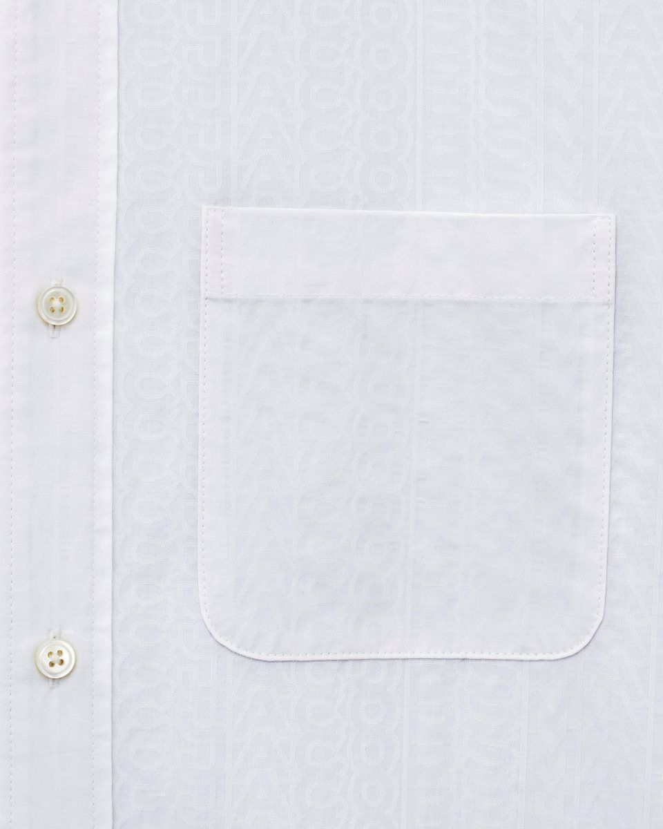 Marc Jacobs The Monogram Big Shirt White | 31UBZWLGP