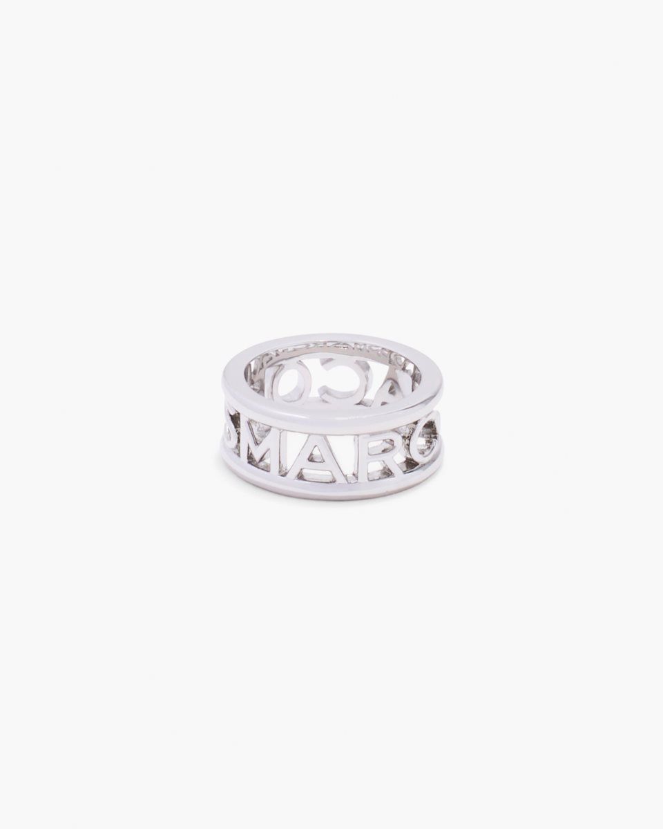 Marc Jacobs The Monogram Ring Silver | 25CNIQRBZ