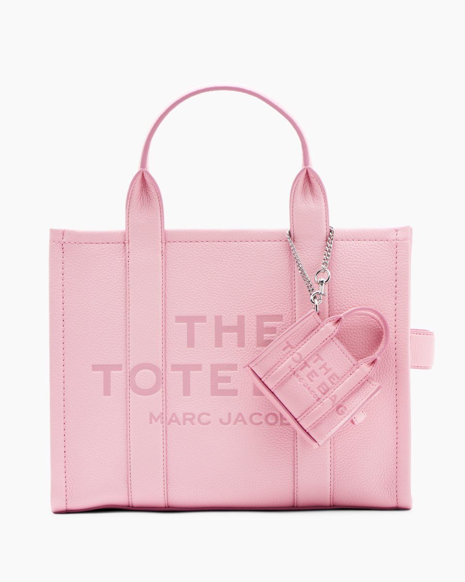 Marc Jacobs The Nano Tote Bag Charm Pink | 18OLQJRSG