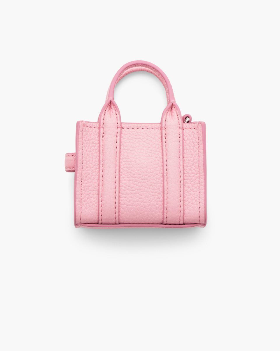 Marc Jacobs The Nano Tote Bag Charm Pink | 18OLQJRSG