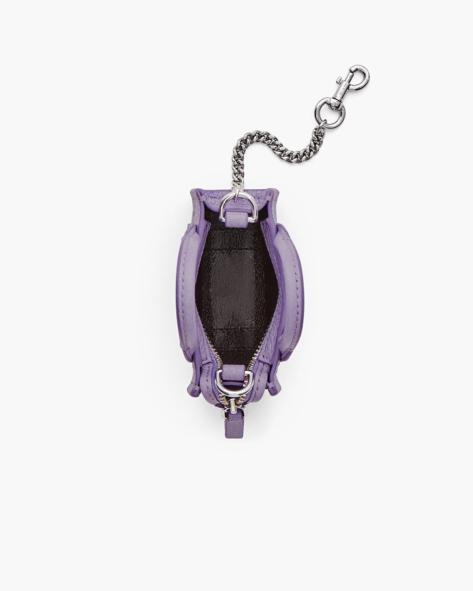 Marc Jacobs The Nano Tote Bag Charm Purple | 73XVFHLZU