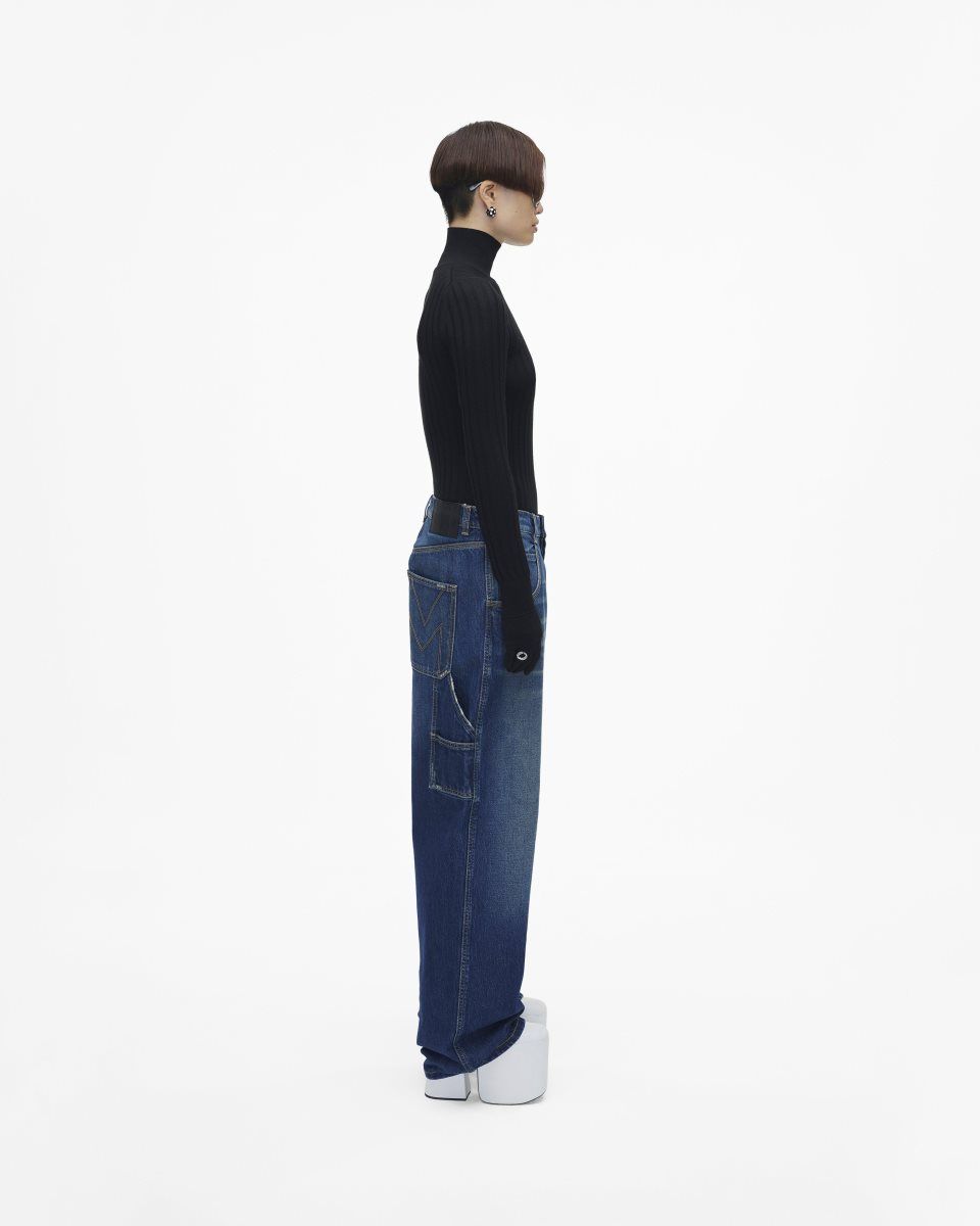 Marc Jacobs The Oversized Jeans Indigo | 73DLXAIRN