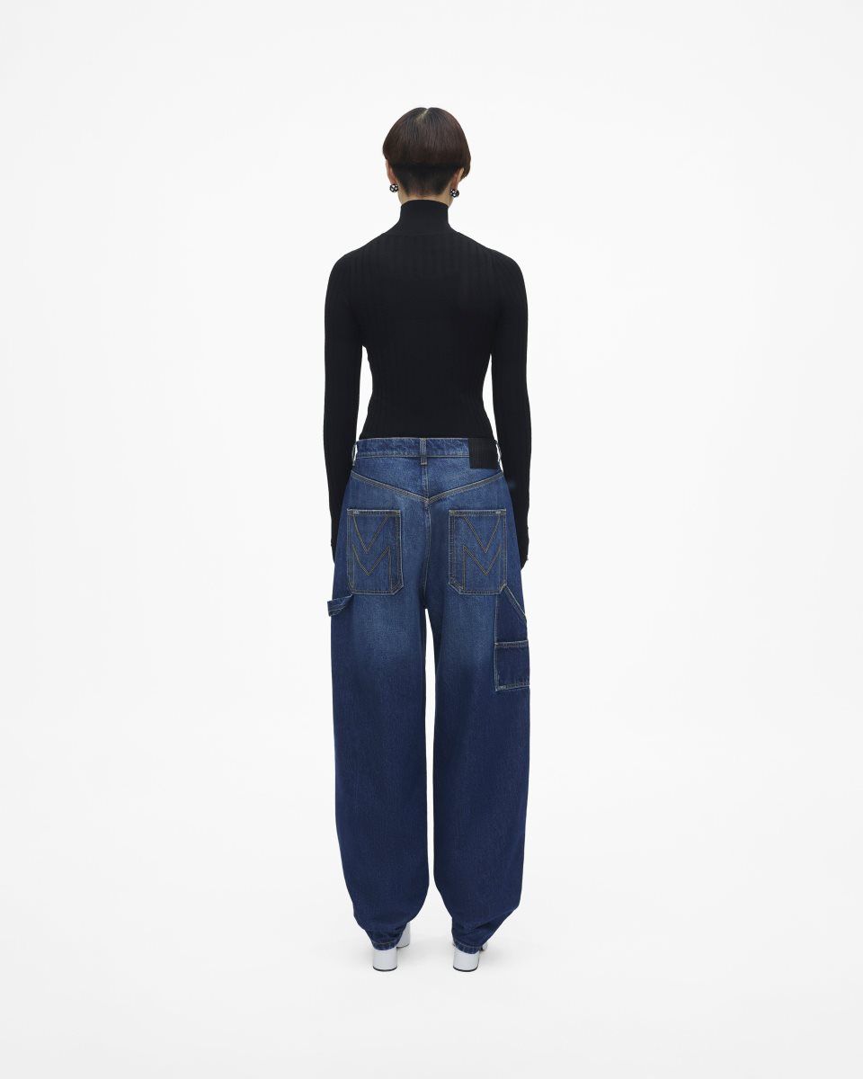 Marc Jacobs The Oversized Jeans Indigo | 73DLXAIRN