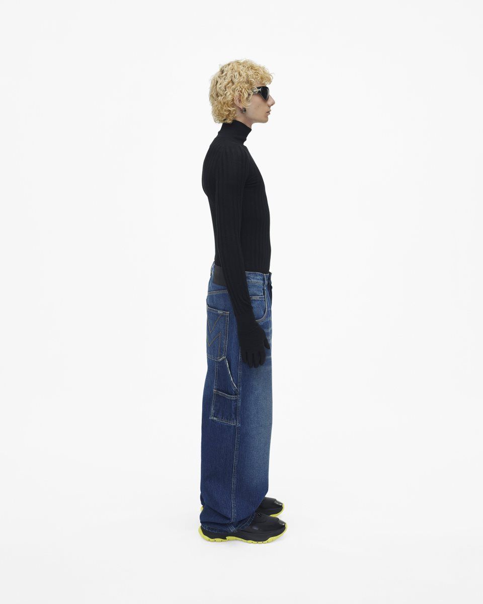 Marc Jacobs The Oversized Jeans Indigo | 73DLXAIRN