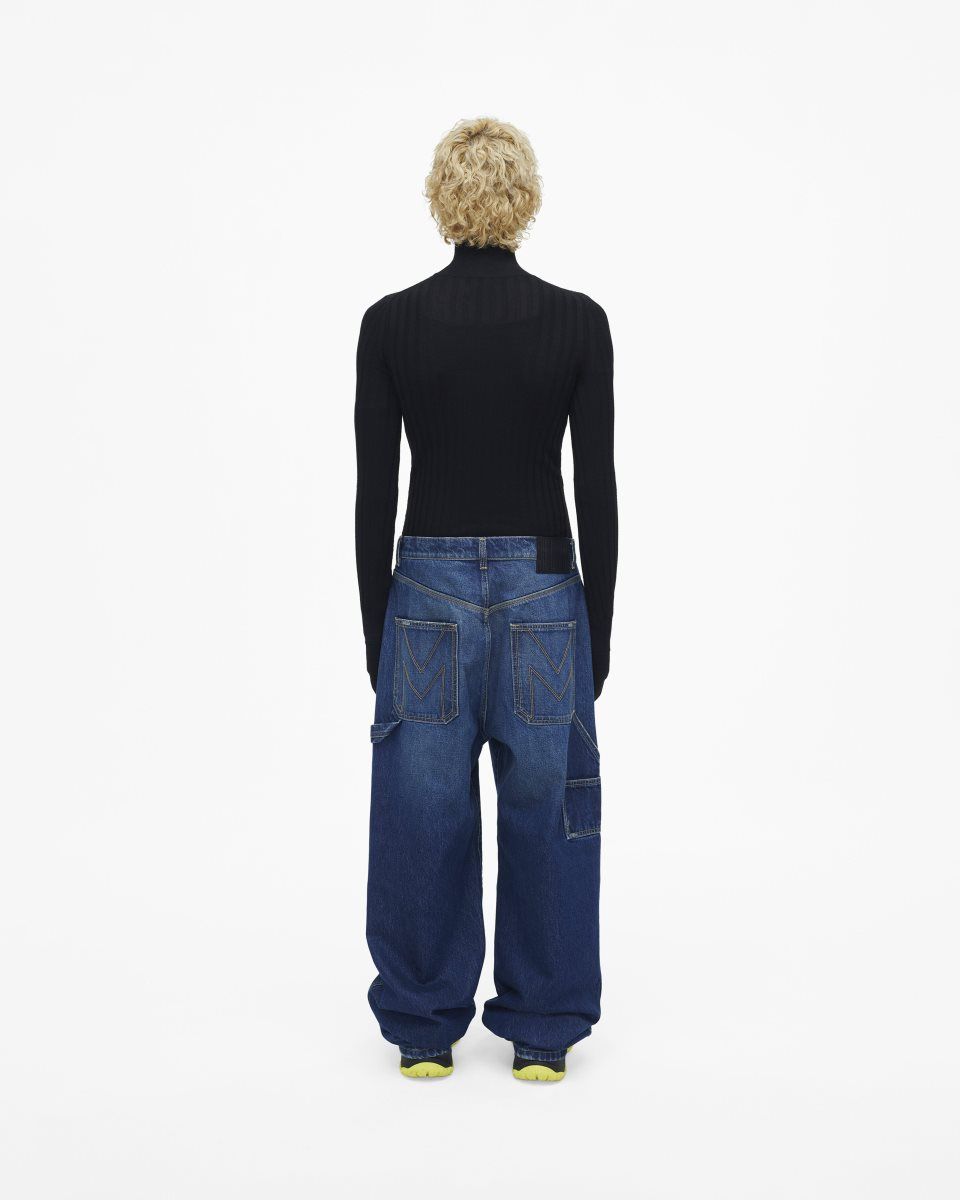 Marc Jacobs The Oversized Jeans Indigo | 73DLXAIRN