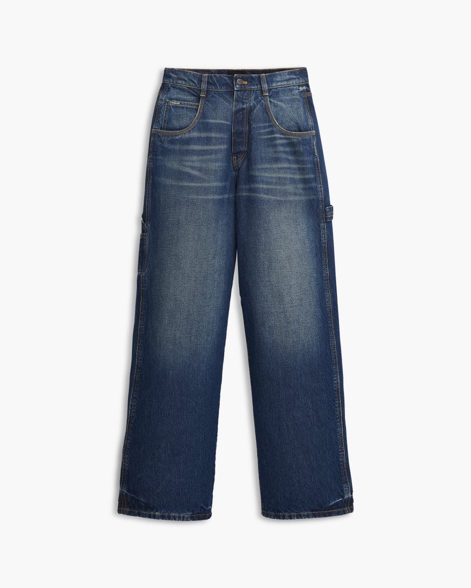 Marc Jacobs The Oversized Jeans Indigo | 73DLXAIRN