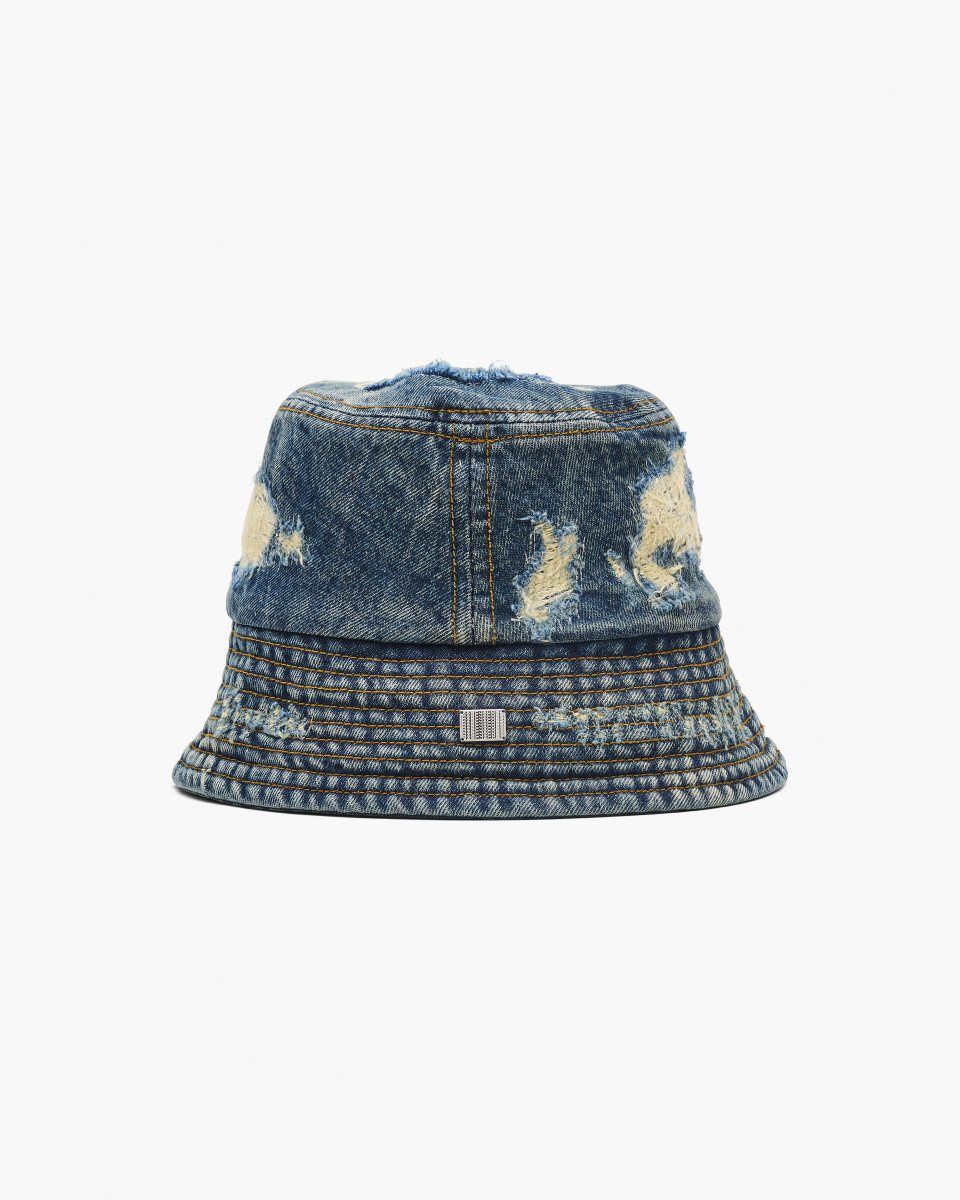 Marc Jacobs The Rip And Repair Bucket Hat Indigo | 47FLSGICT