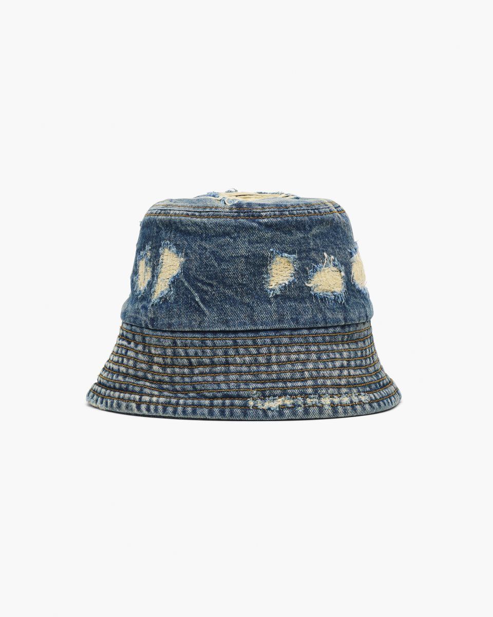 Marc Jacobs The Rip And Repair Bucket Hat Indigo | 47FLSGICT