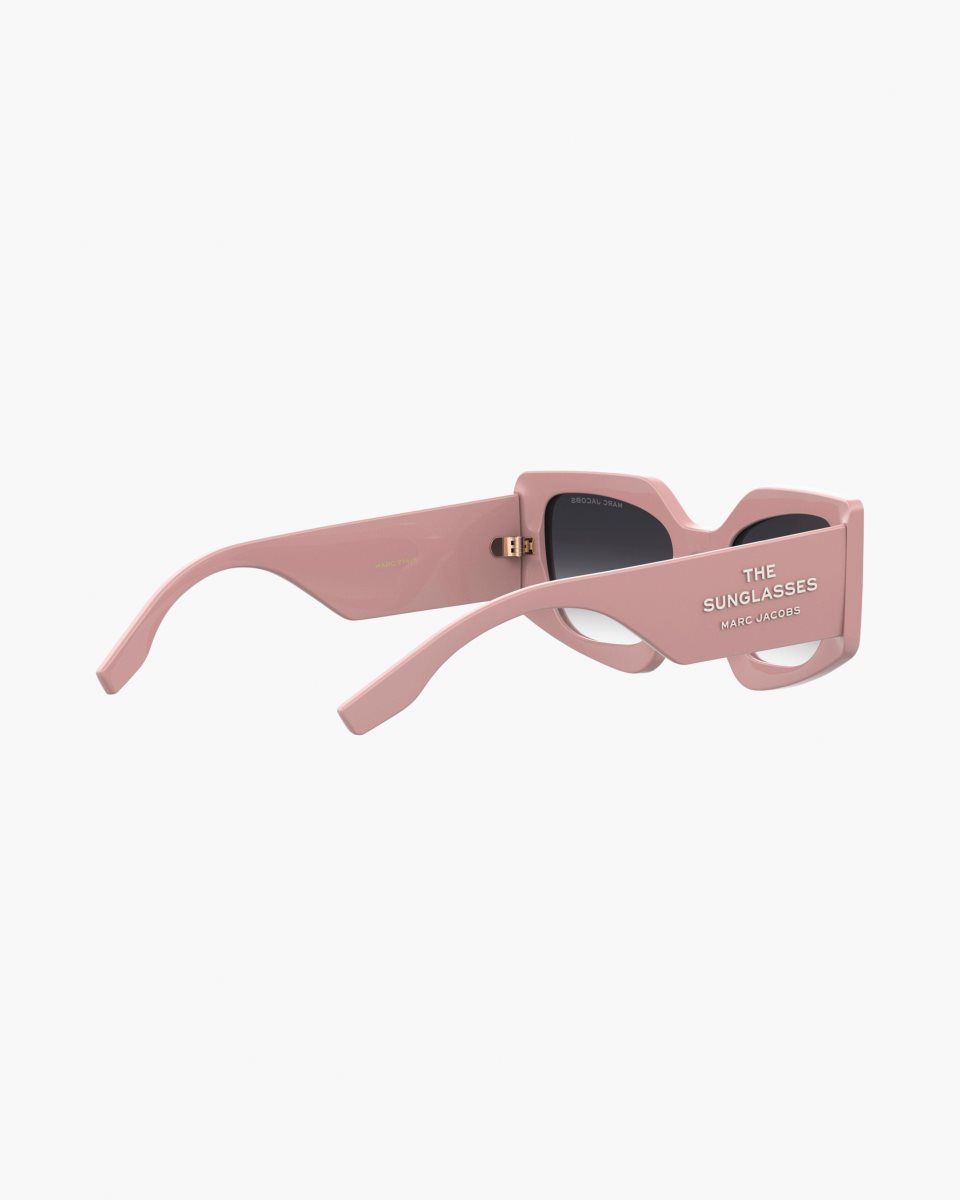 Marc Jacobs The Square Cat Eye Sunglasses Rose | 65ARNFYQU