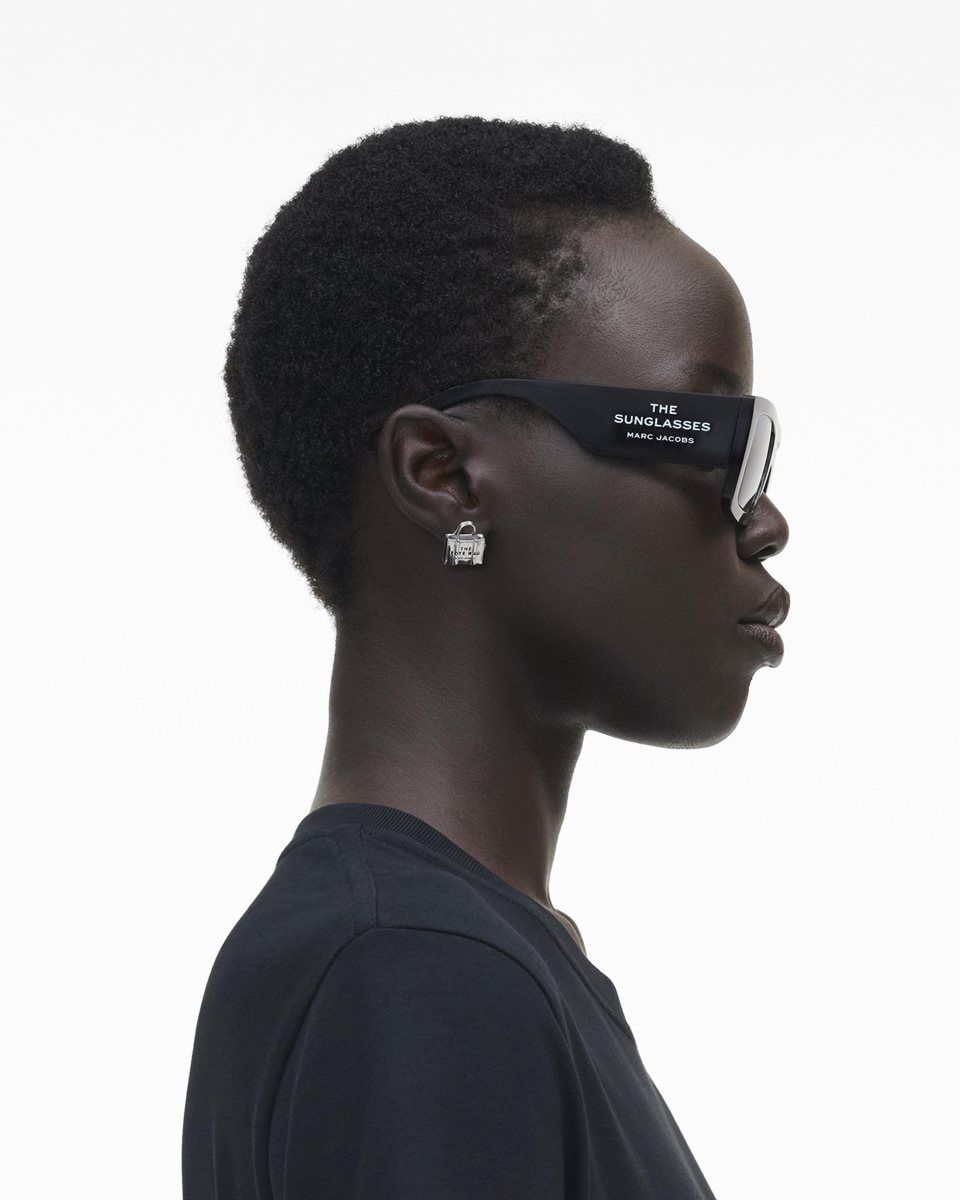 Marc Jacobs The Square Sunglasses Black | 26AOCNGTD