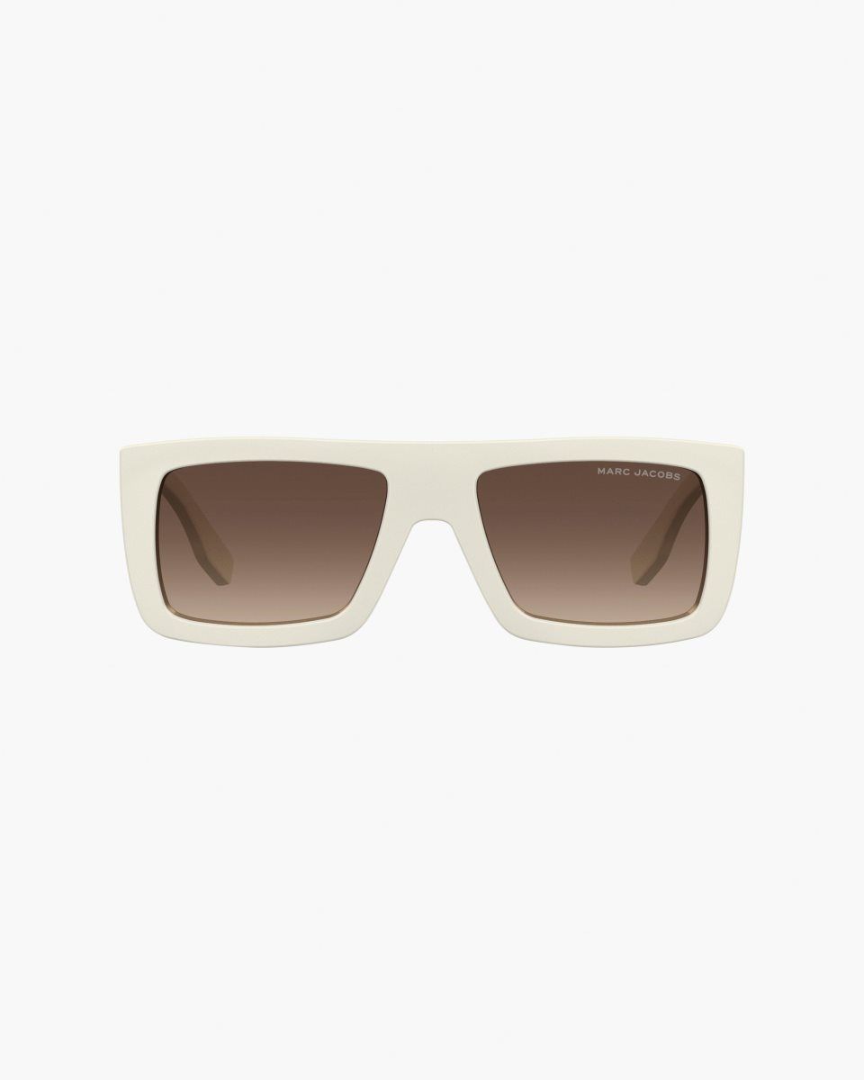 Marc Jacobs The Square Sunglasses White | 97GWVYKNC