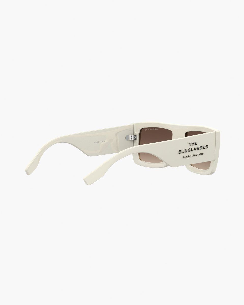 Marc Jacobs The Square Sunglasses White | 97GWVYKNC