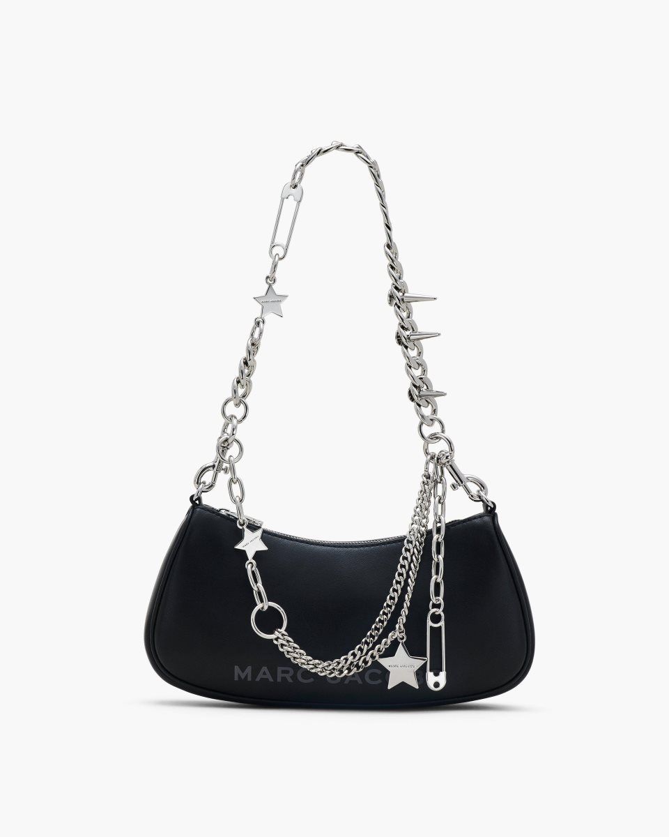 Marc Jacobs The Star Charm Shoulder Bag Black | 96EPSWZQX