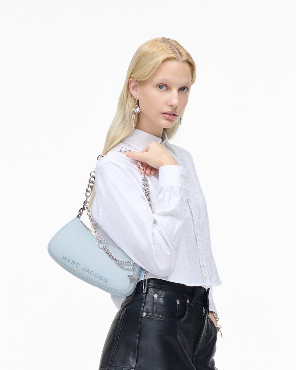 Marc Jacobs The Star Charm Shoulder Bag Blue | 49KTENVAG