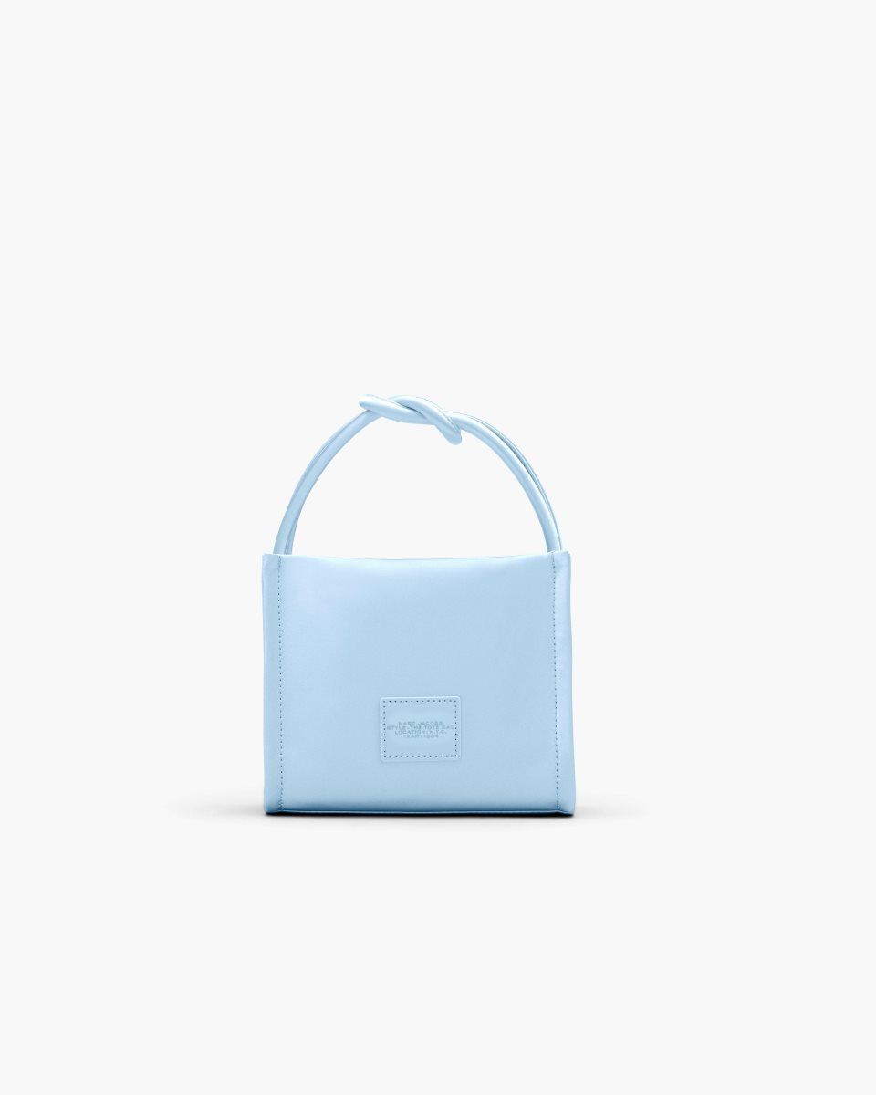 Marc Jacobs The Star Satin Mini Tote Bag Blue | 14BXQYKZT