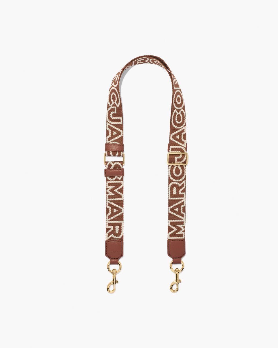 Marc Jacobs The Thin Outline Logo Webbing Strap Multicolor | 29KLUWBHJ