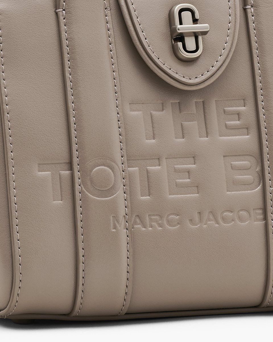 Marc Jacobs The Turnlock Crossbody Tote Bag Cement | 62IGCOSFT