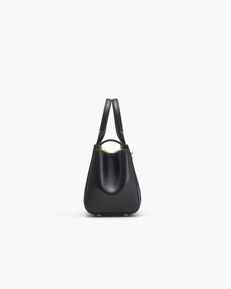 Marc Jacobs The Turnlock Crossbody Tote Bag Black | 96EMDRIHY