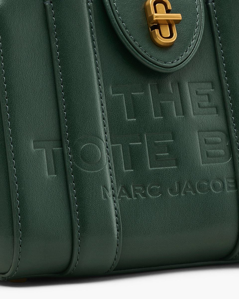 Marc Jacobs The Turnlock Crossbody Tote Bag Dark Green | 92HOGSFXB