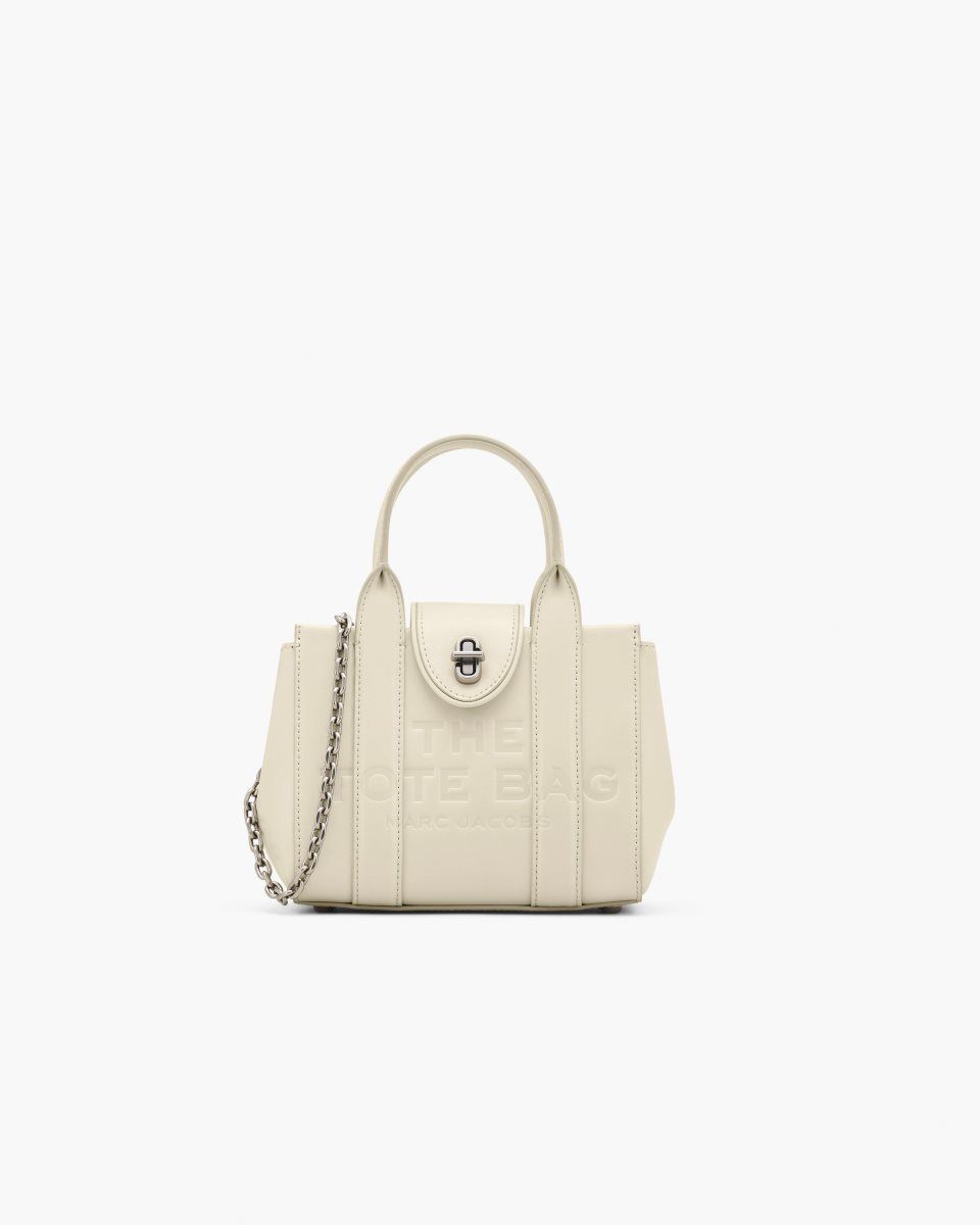 Marc Jacobs The Turnlock Crossbody Tote Bag White | 82LJTSUYI