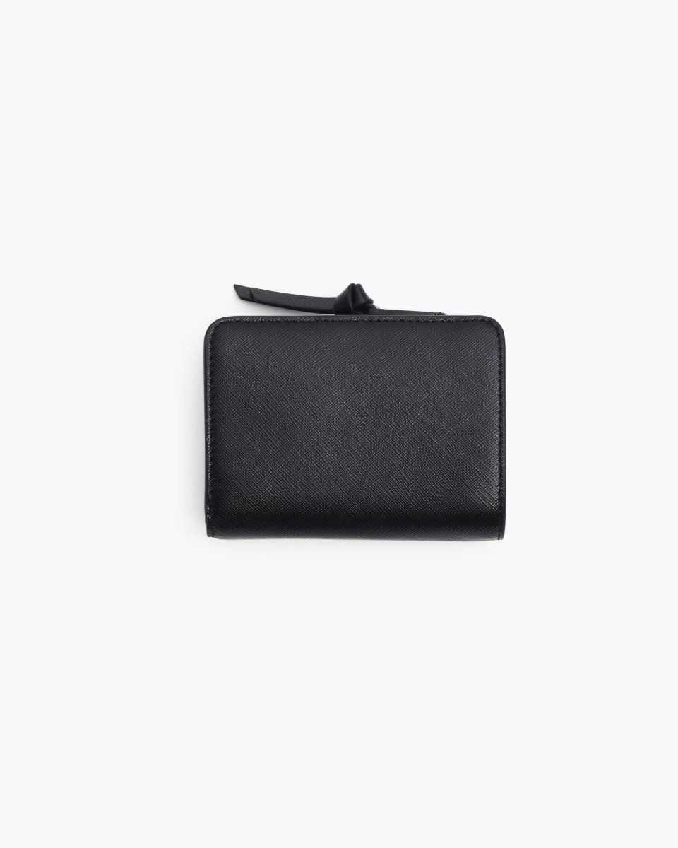 Marc Jacobs The Utility Snapshot DTM Mini Compact Wallet Black | 67KAMSVCD