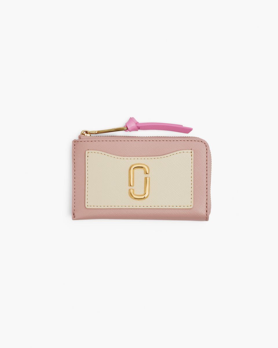 Marc Jacobs The Utility Snapshot Top Zip Multi Wallet Rose Multicolor | 10FOIQHNC